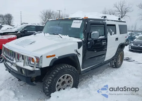 2003 Hummer H2 из США, поврежденный, VIN 5GRGN23U13H141738
